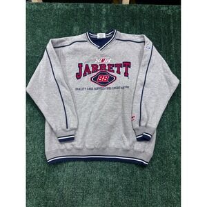 Chase Authentics Dale Jarrett 88 NASCAR Racing Sweatshirt vNeck Pullover Men's L